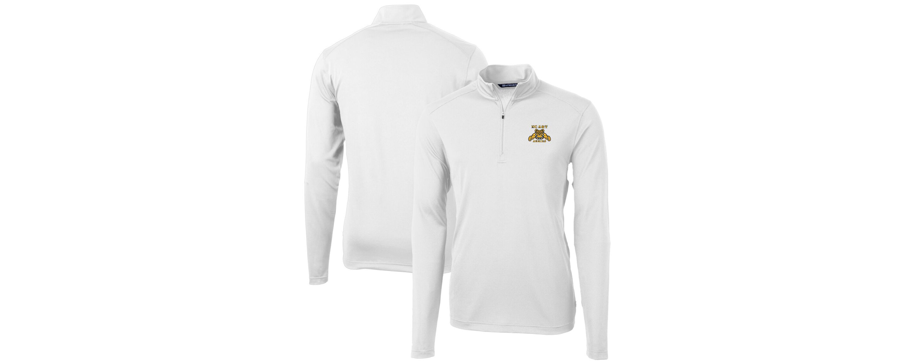NC A&T Aggies NCAA North Carolina A&T Aggies Big & Tall Virtue Eco Pique Recycled Quarter-Zip Pullover Top