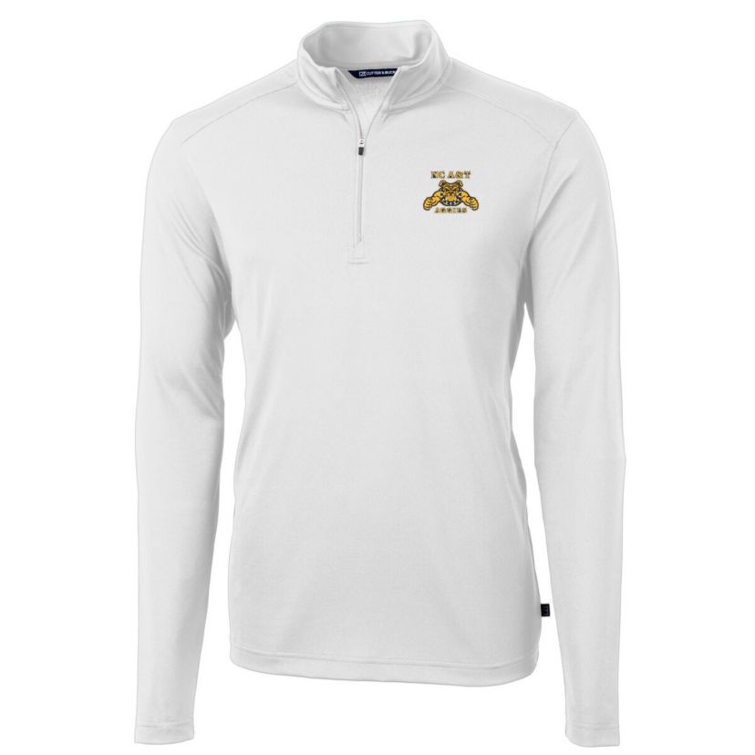 NC A&T Aggies NCAA North Carolina A&T Aggies Big & Tall Virtue Eco Pique Recycled Quarter-Zip Pullover Top