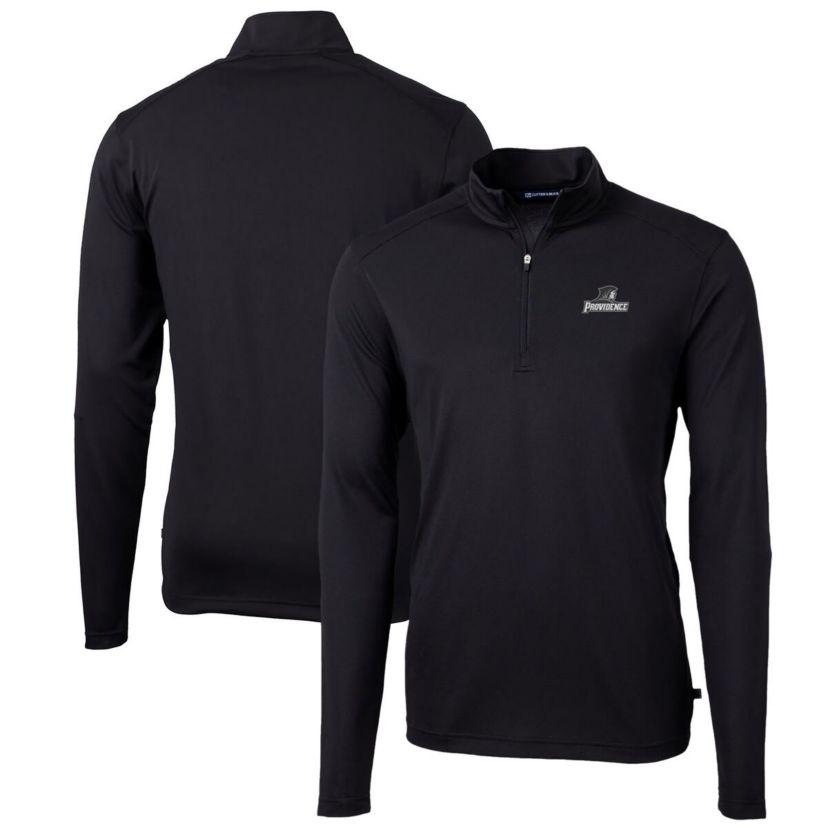 NCAA Providence Friars Big & Tall Virtue Eco Pique Recycled Quarter-Zip Pullover Top