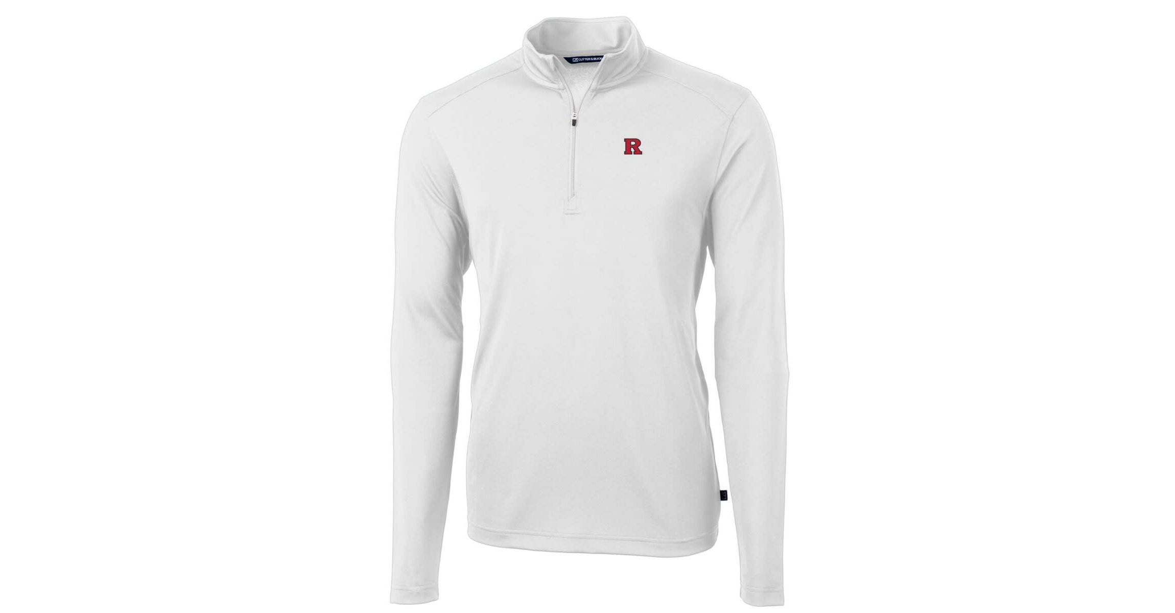 Rutgers Scarlet Knights NCAA Rutgers Knights Big & Tall Virtue Eco Pique Recycled Quarter-Zip Pullover Top