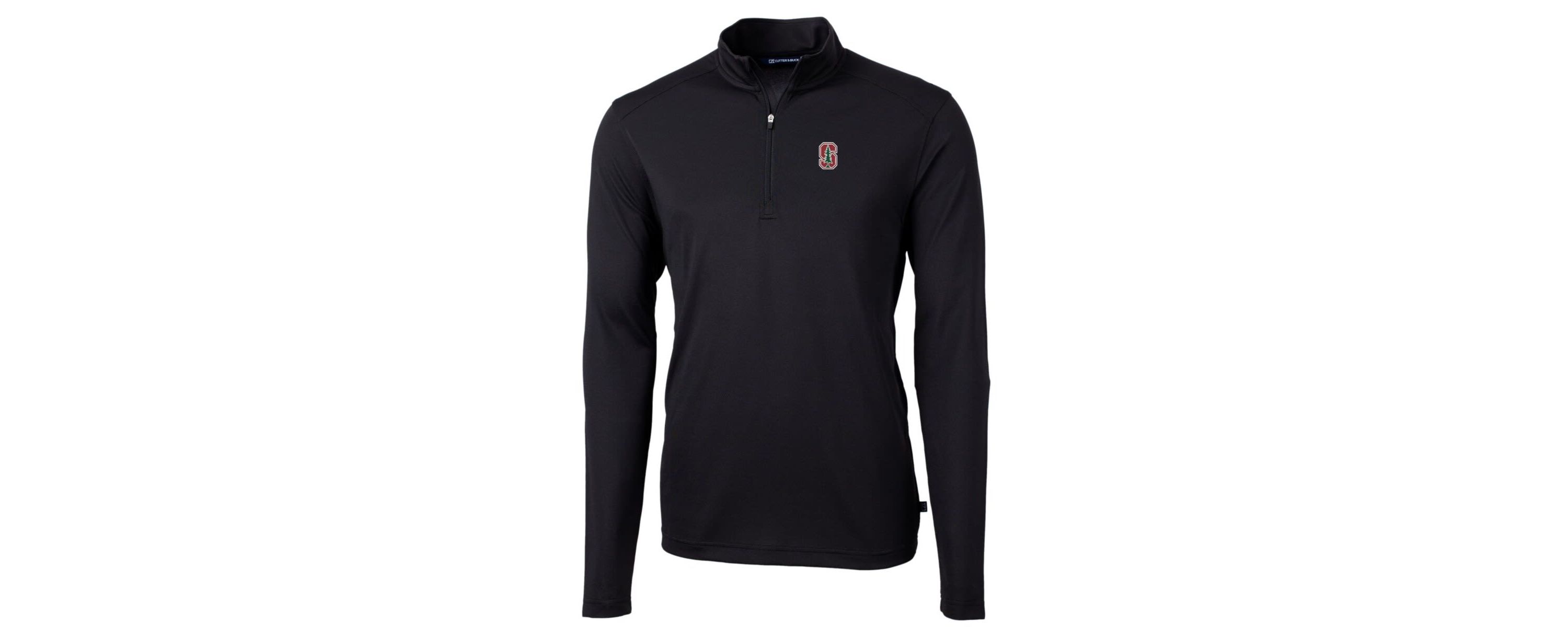 Stanford Cardinal NCAA Stanford Big & Tall Virtue Eco Pique Recycled Quarter-Zip Pullover Top