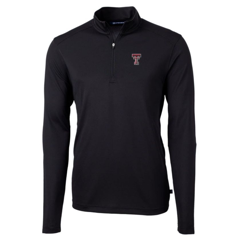 Texas Tech Red Raiders NCAA Texas Tech Raiders Big & Tall Virtue Eco Pique Recycled Quarter-Zip Pullover Top