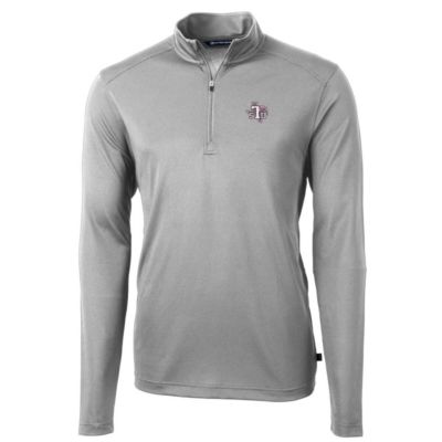 NCAA Texas Southern Tigers Big & Tall Virtue Eco Pique Recycled Quarter-Zip Pullover Top
