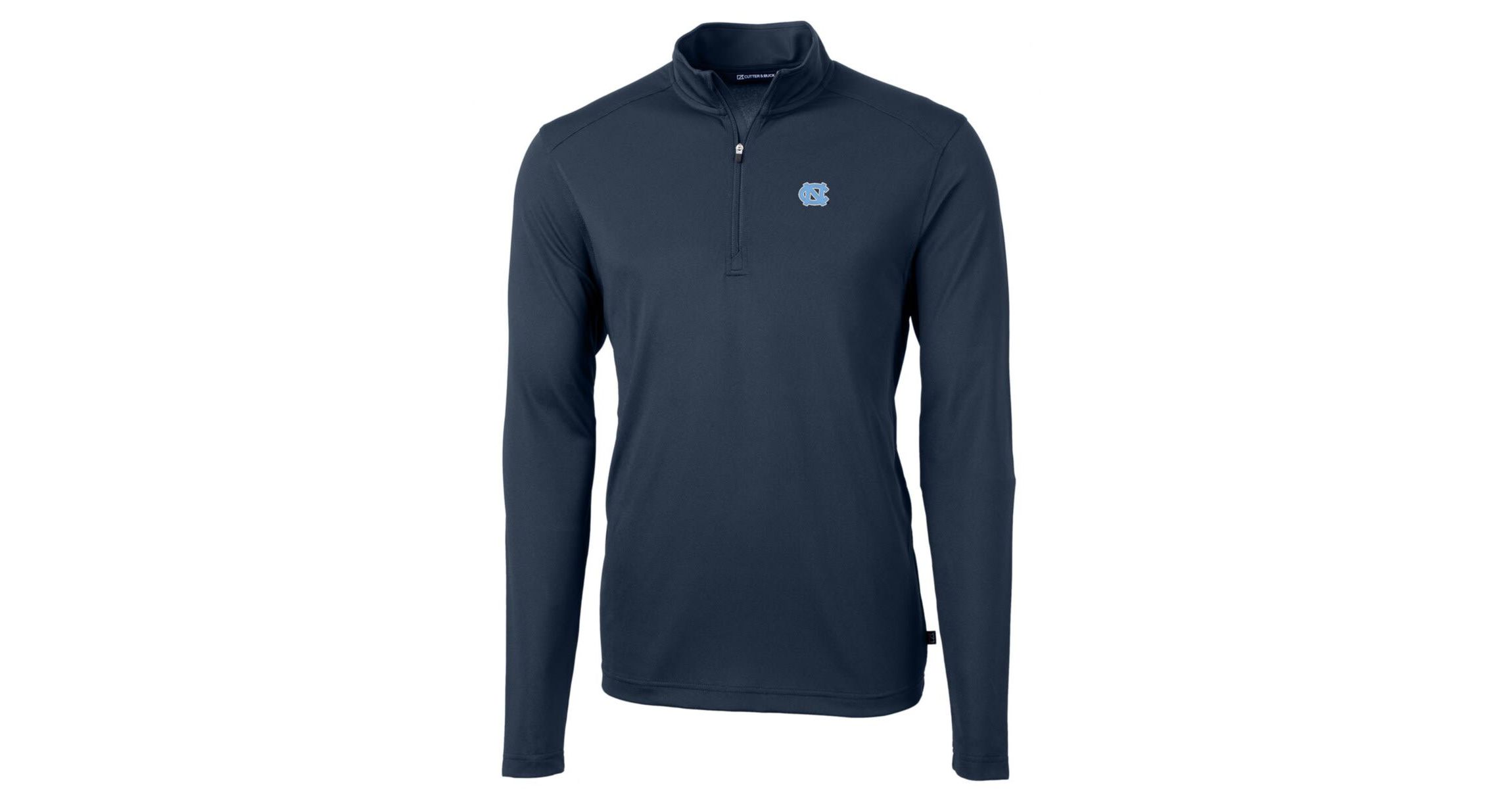 NCAA North Carolina Tar Heels Big & Tall Virtue Eco Pique Recycled Quarter-Zip Pullover Top