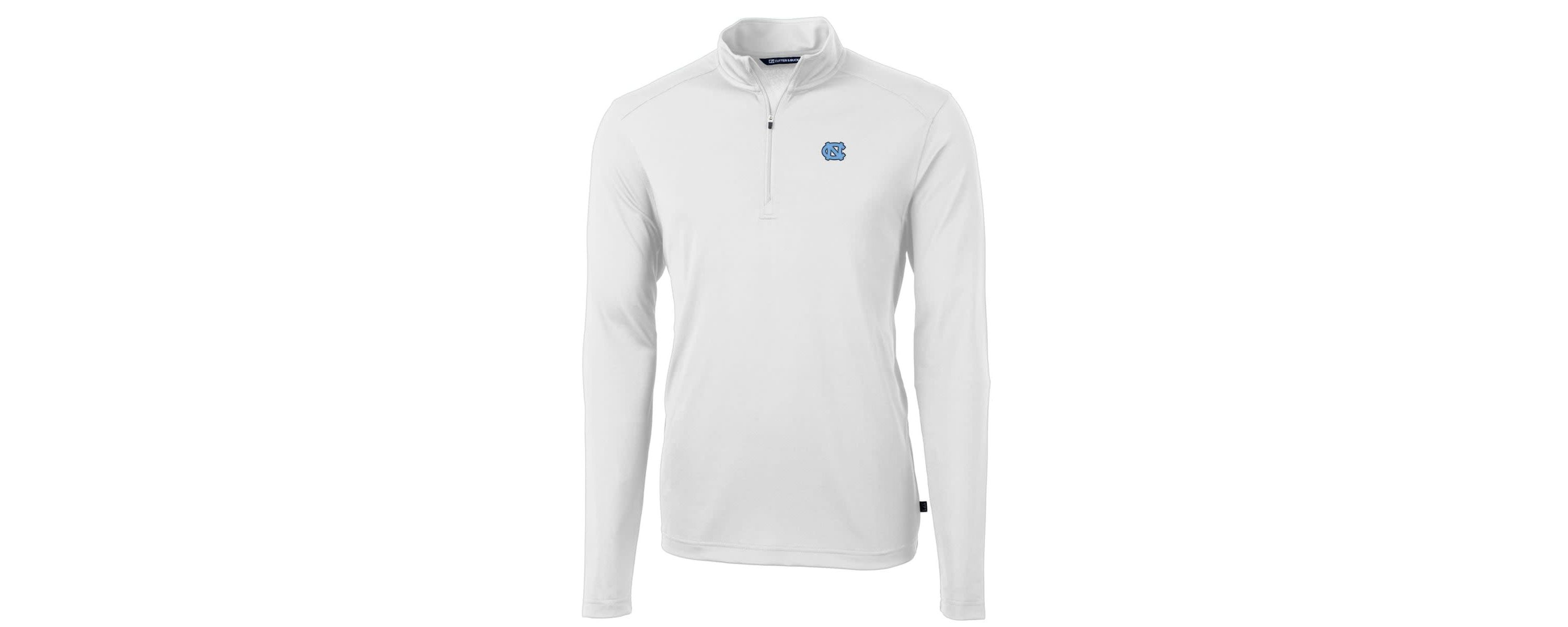 NCAA North Carolina Tar Heels Big & Tall Virtue Eco Pique Recycled Quarter-Zip Pullover Top