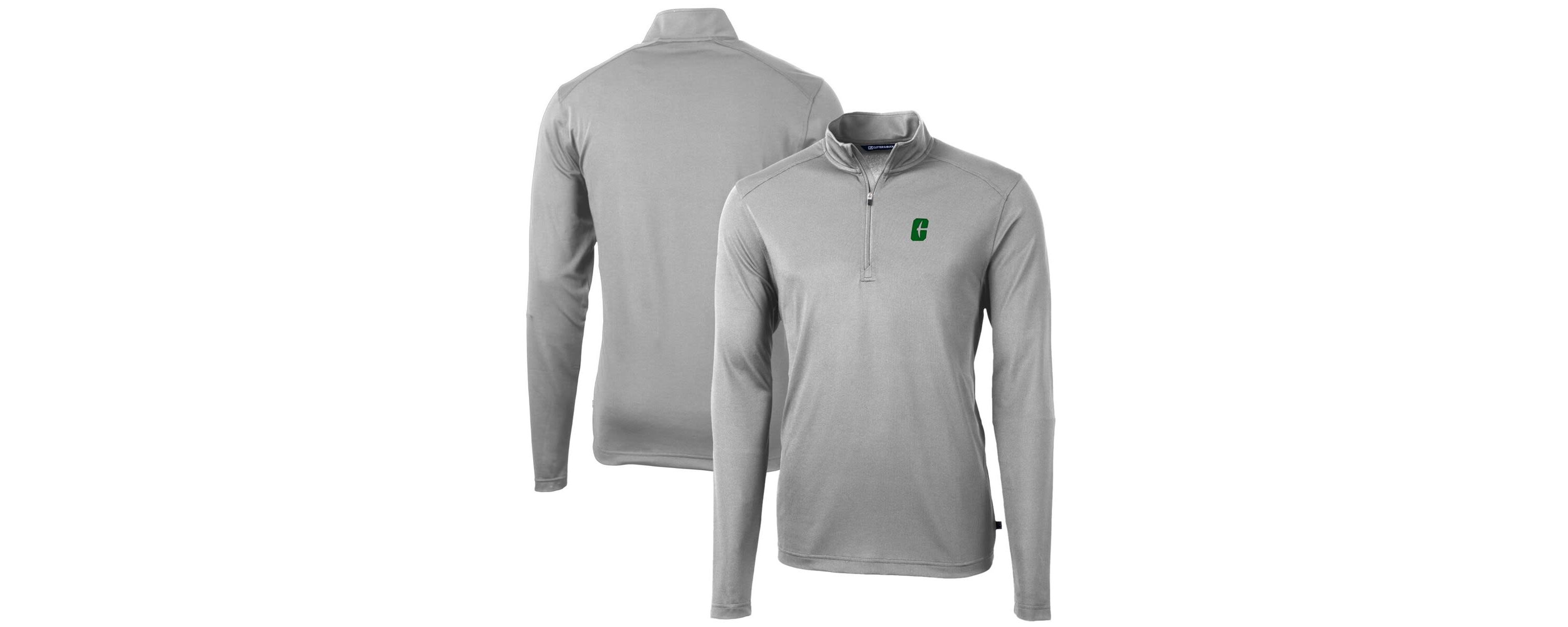 NCAA Charlotte 49ers Big & Tall Virtue Eco Pique Recycled Quarter-Zip Pullover Top