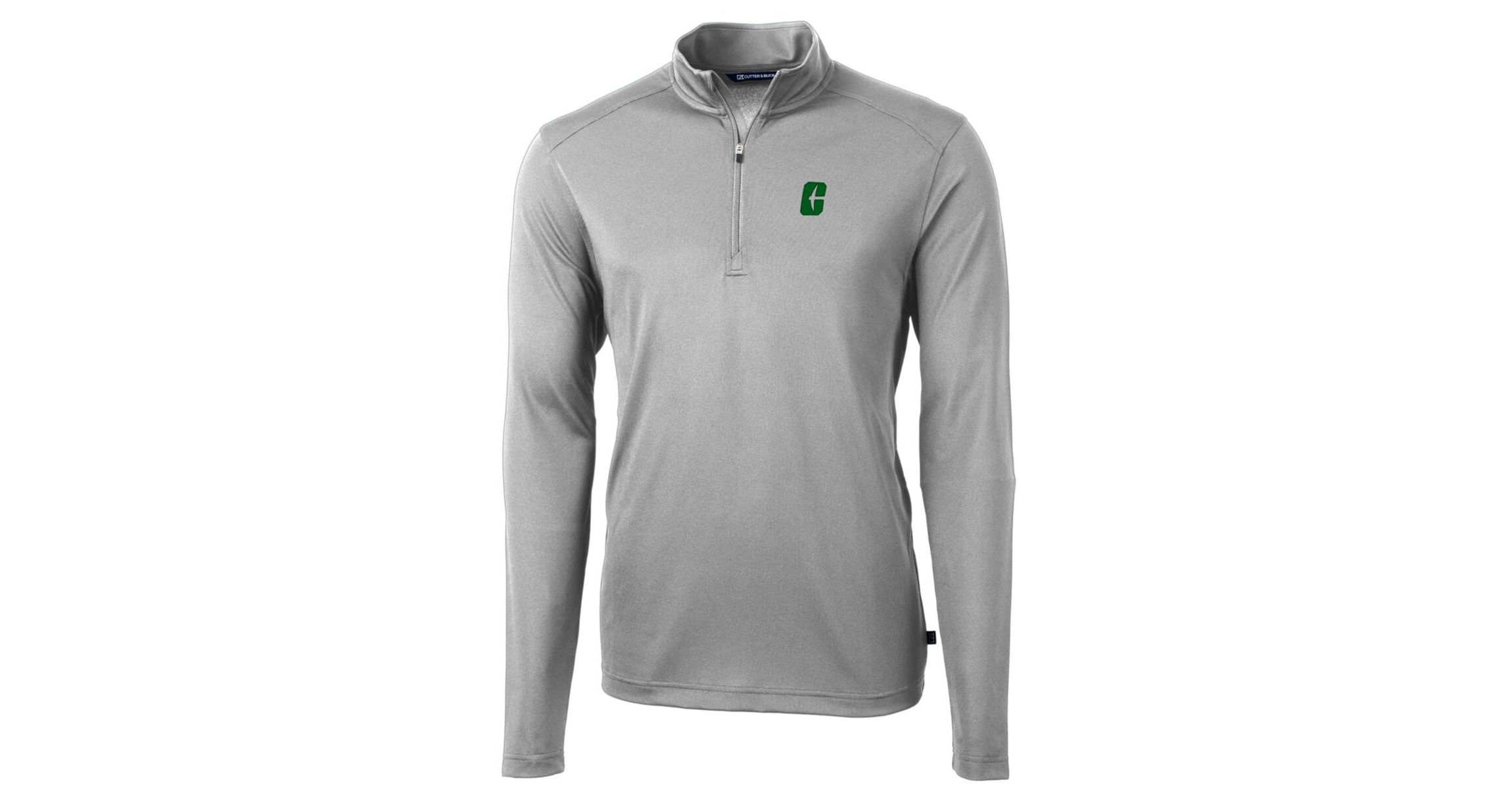 NCAA Charlotte 49ers Big & Tall Virtue Eco Pique Recycled Quarter-Zip Pullover Top
