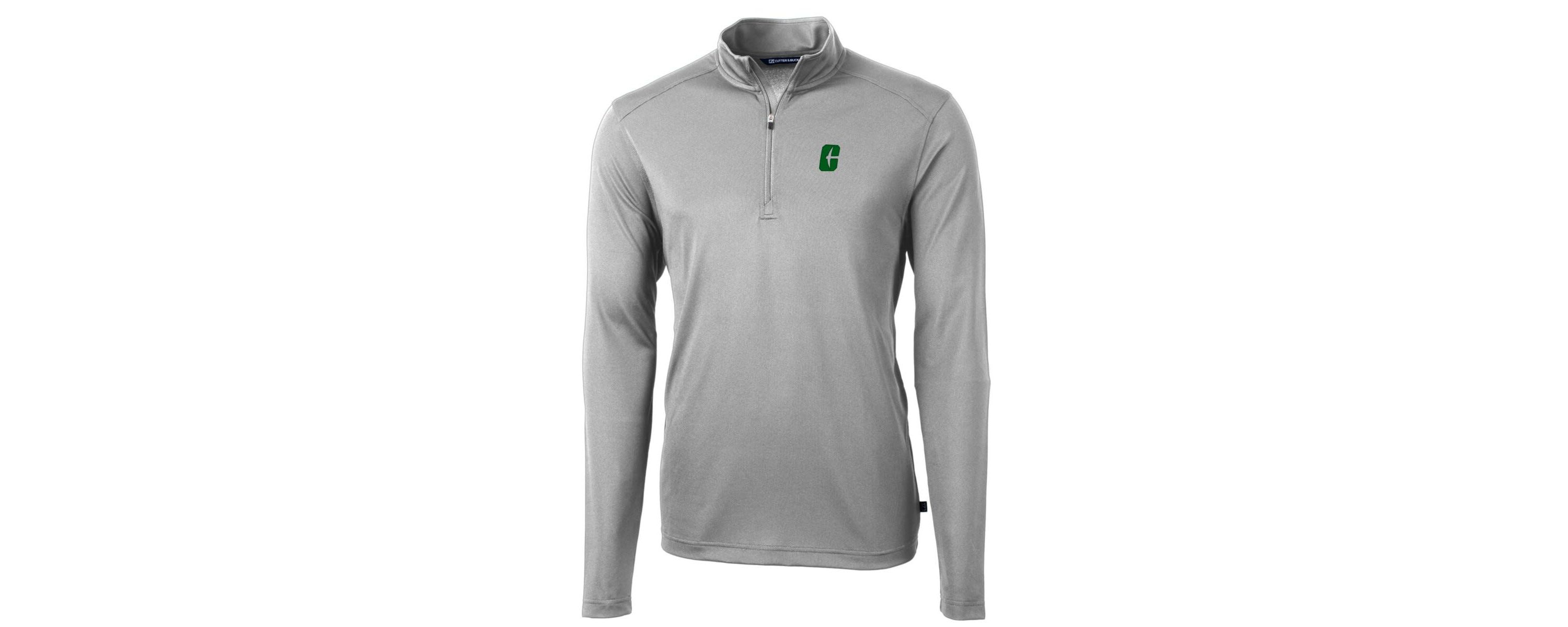 NCAA Charlotte 49ers Big & Tall Virtue Eco Pique Recycled Quarter-Zip Pullover Top