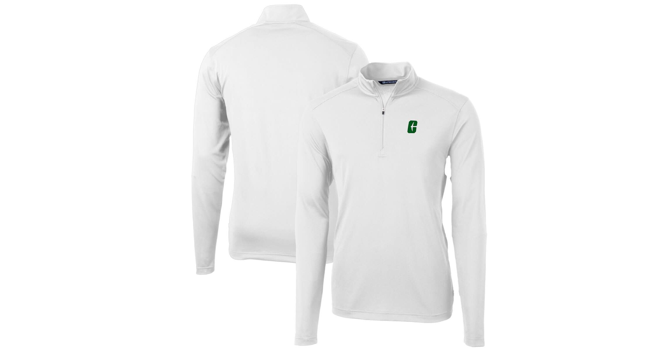 NCAA Charlotte 49ers Big & Tall Virtue Eco Pique Recycled Quarter-Zip Pullover Top