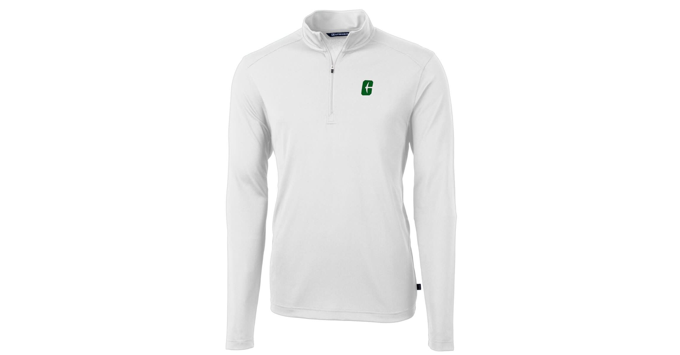 NCAA Charlotte 49ers Big & Tall Virtue Eco Pique Recycled Quarter-Zip Pullover Top