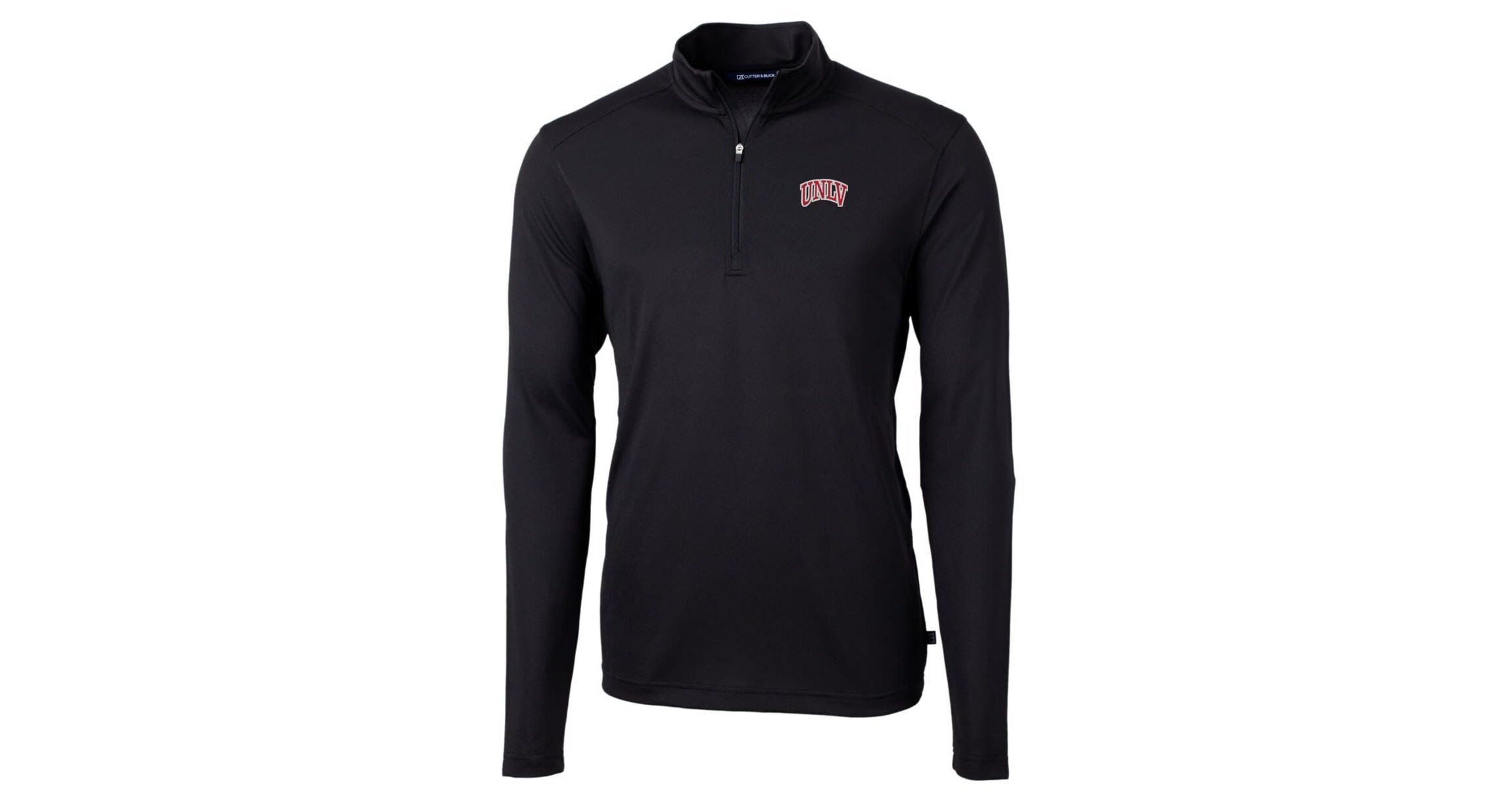 NCAA UNLV Rebels Big & Tall Virtue Eco Pique Recycled Quarter-Zip Pullover Top