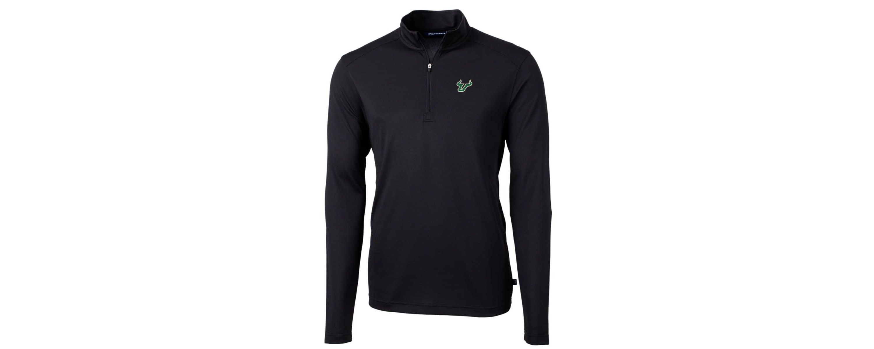 NCAA South Florida Bulls Big & Tall Virtue Eco Pique Recycled Quarter-Zip Pullover Top