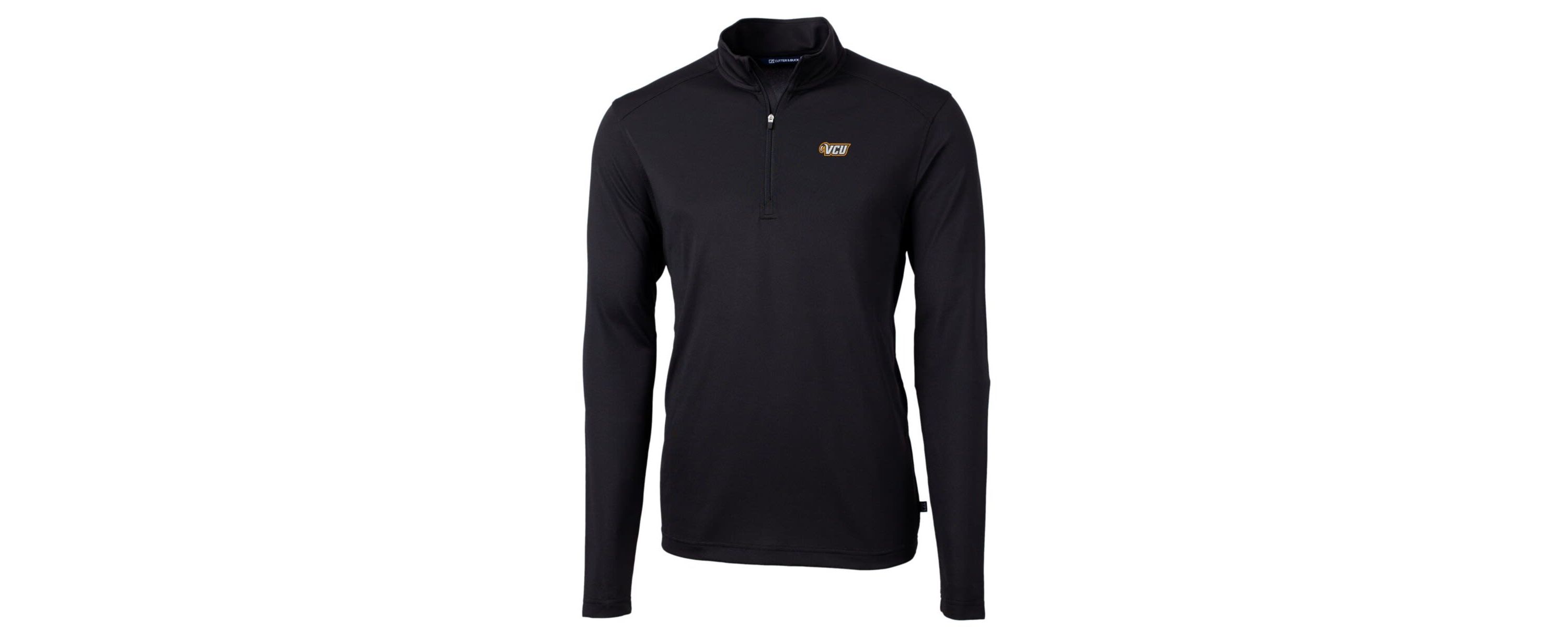 NCAA VCU Rams Big & Tall Virtue Eco Pique Recycled Quarter-Zip Pullover Top