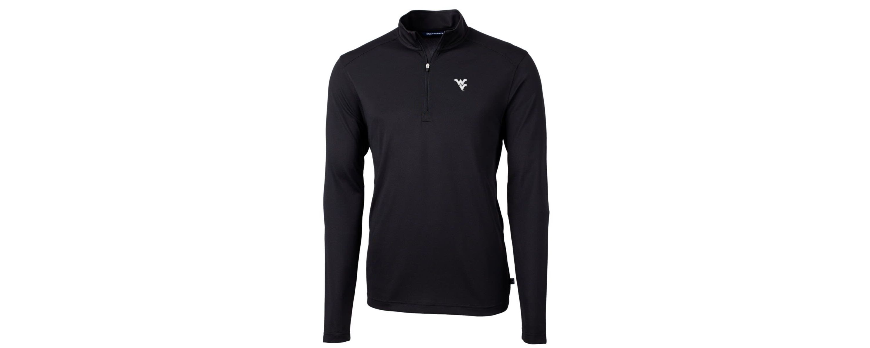 NCAA West Virginia Mountaineers Big & Tall Virtue Eco Pique Recycled Quarter-Zip Pullover Top