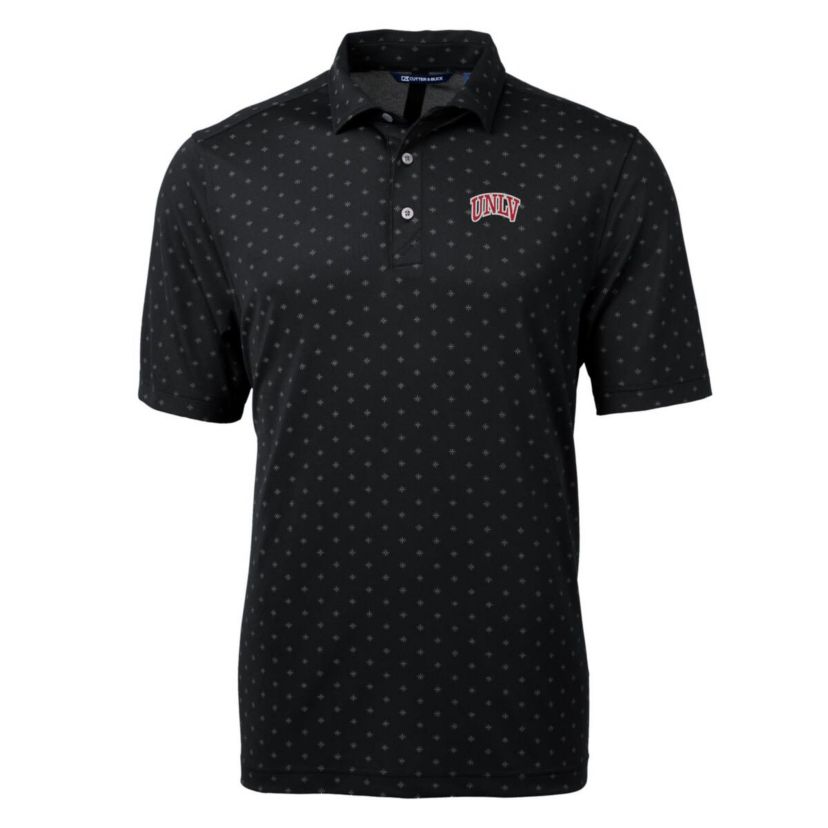 NCAA UNLV Rebels Big & Tall Virtue Eco Pique Tile Print Recycled Polo