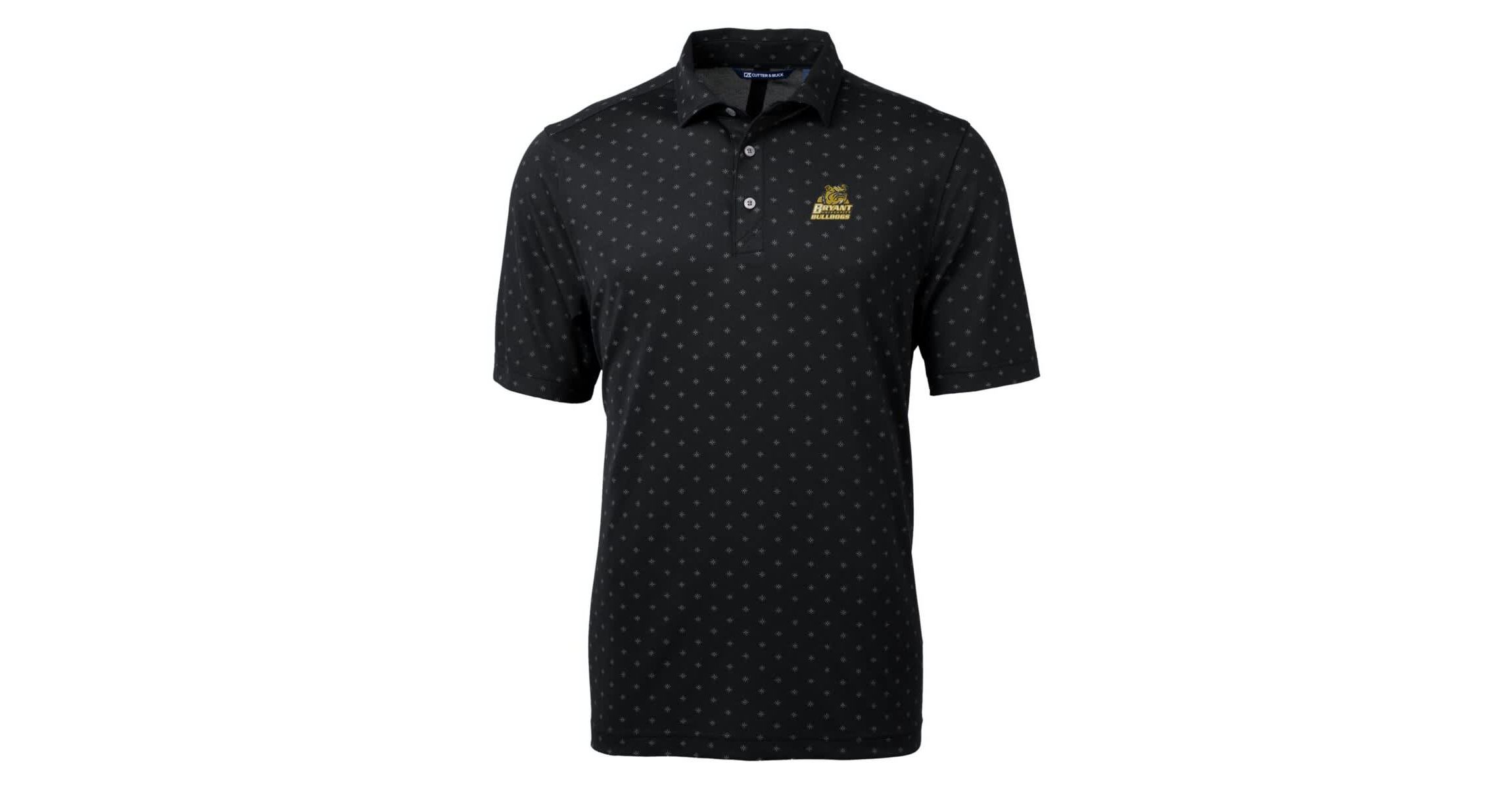 NCAA Bryant Bulldogs Big & Tall Virtue Eco Pique Tile Print Recycled Polo