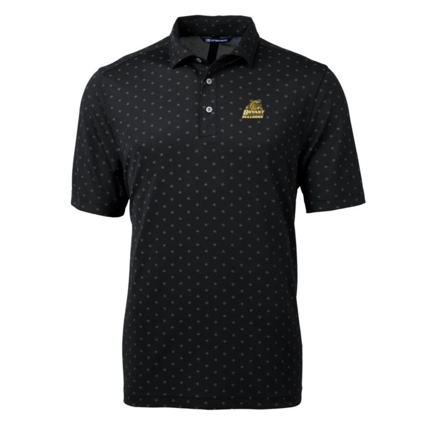 NCAA Bryant Bulldogs Big & Tall Virtue Eco Pique Tile Print Recycled Polo