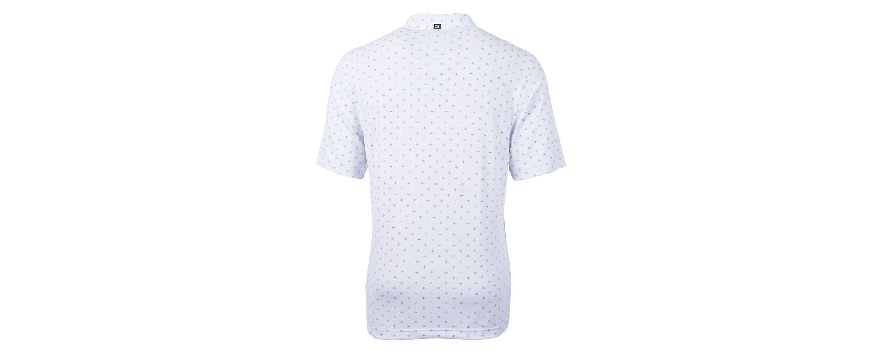 NCAA BYU Cougars Big & Tall Virtue Eco Pique Tile Print Recycled Polo