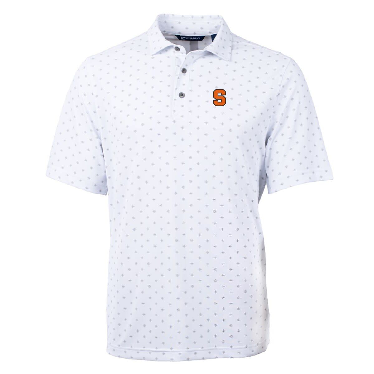 Syracuse Orange NCAA Syracuse Big & Tall Virtue Eco Pique Tile Print Recycled Polo