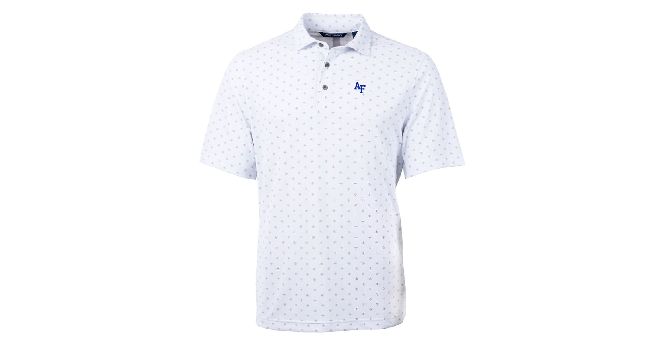 NCAA Air Force Falcons Big & Tall Virtue Eco Pique Tile Print Recycled Polo