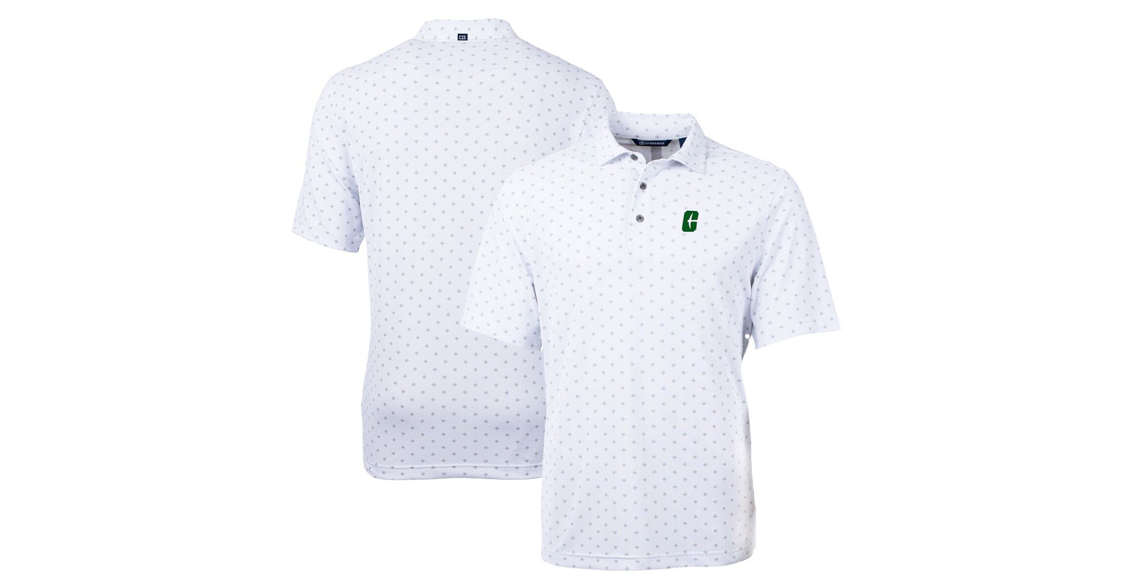 NCAA Charlotte 49ers Big & Tall Virtue Eco Pique Tile Print Recycled Polo