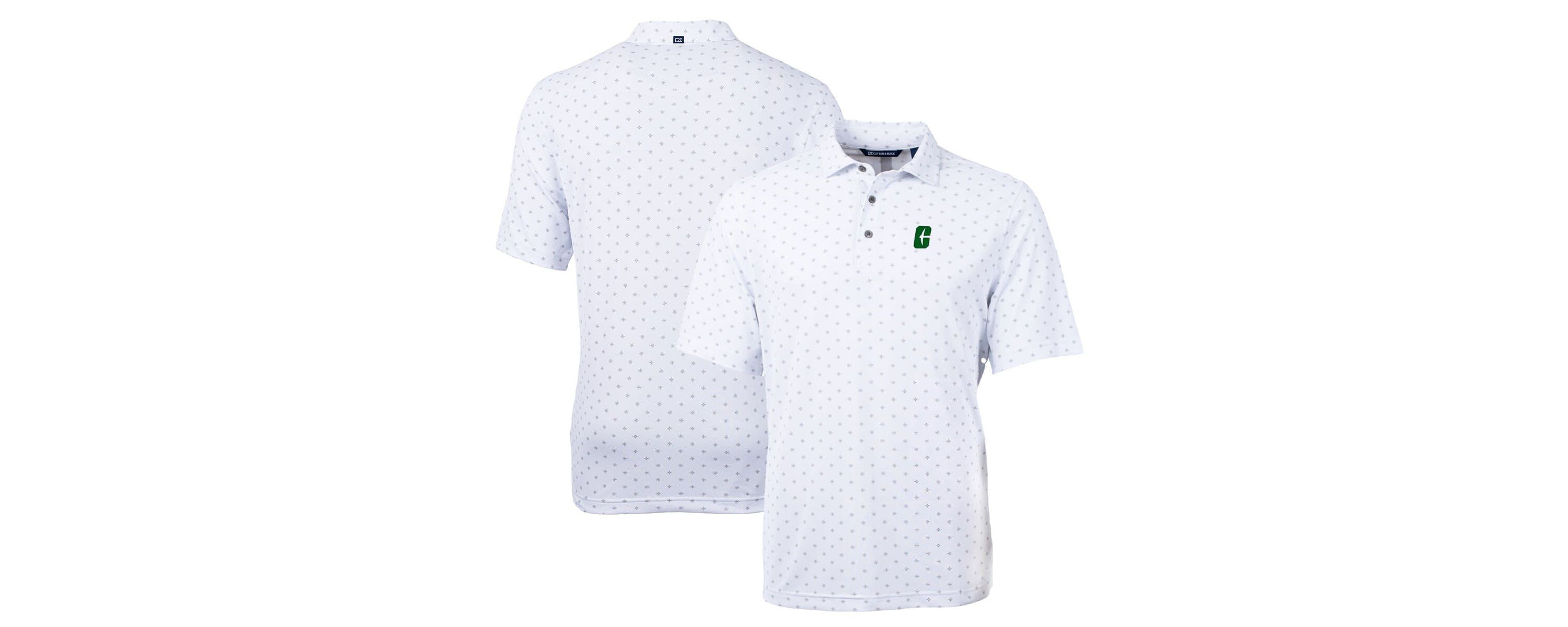 NCAA Charlotte 49ers Big & Tall Virtue Eco Pique Tile Print Recycled Polo