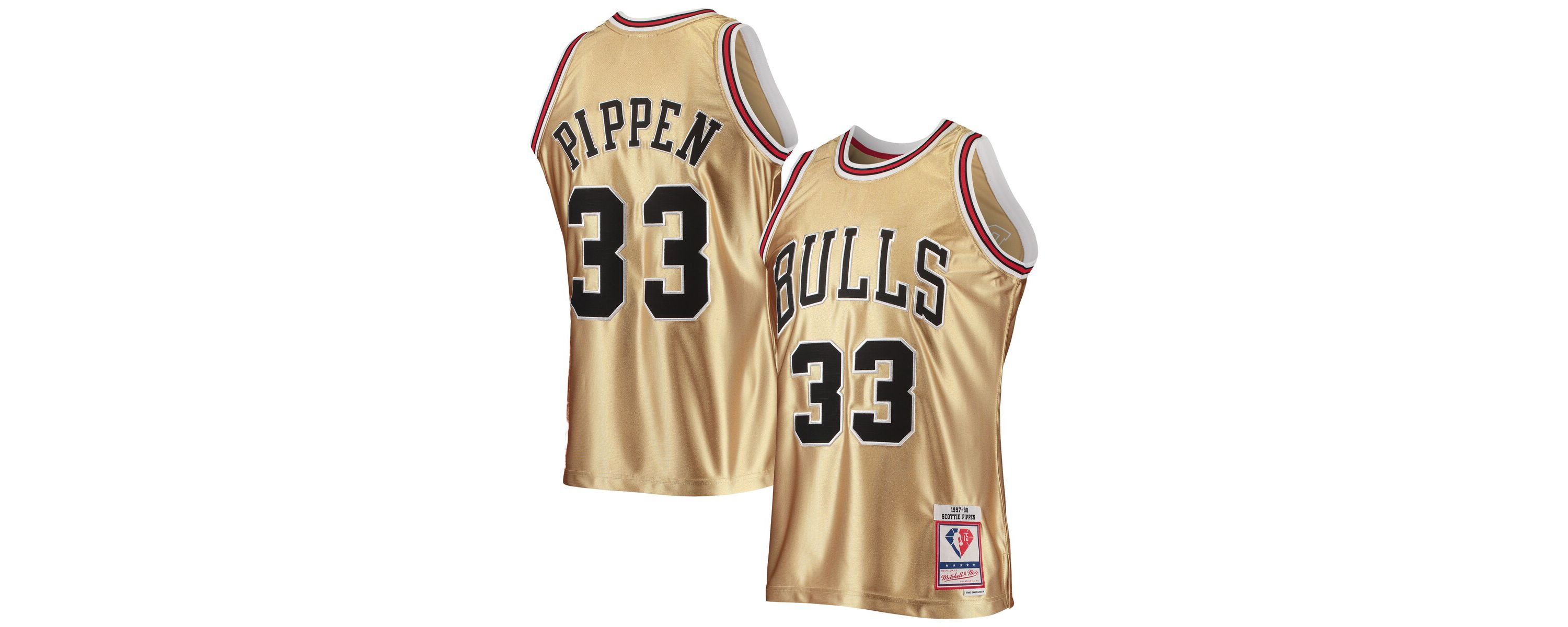 NBA Scottie Pippen Chicago Bulls 75th Anniversary 1997/98 Hardwood Classics Swingman Jersey