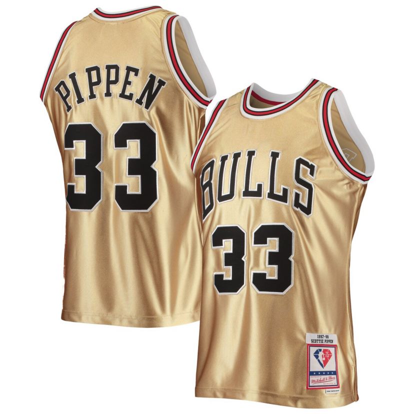 NBA Scottie Pippen Chicago Bulls 75th Anniversary 1997/98 Hardwood Classics Swingman Jersey