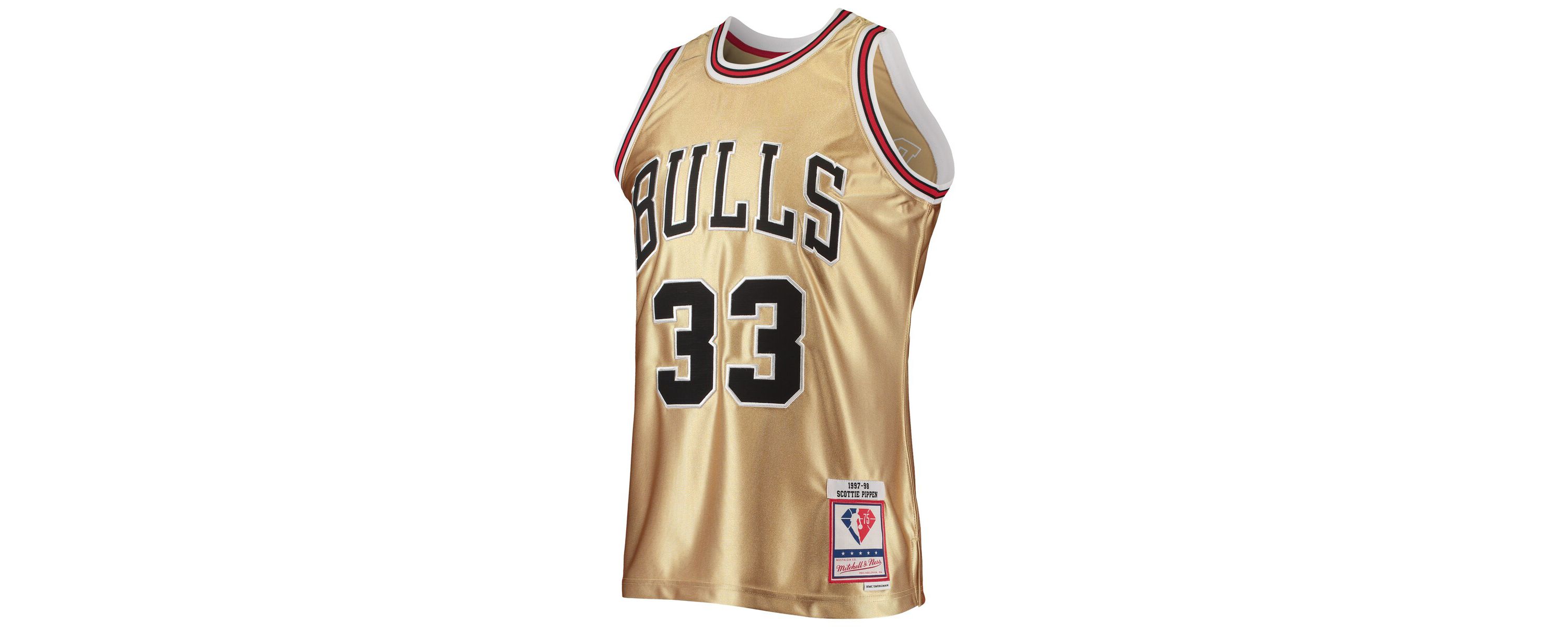 NBA Scottie Pippen Chicago Bulls 75th Anniversary 1997/98 Hardwood Classics Swingman Jersey