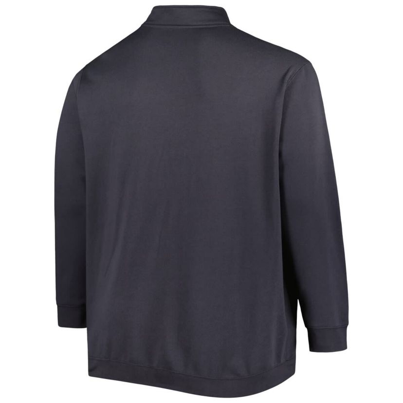 NCAA Michigan Wolverines Big & Tall Tortugas Logo Quarter-Zip Sweatshirt