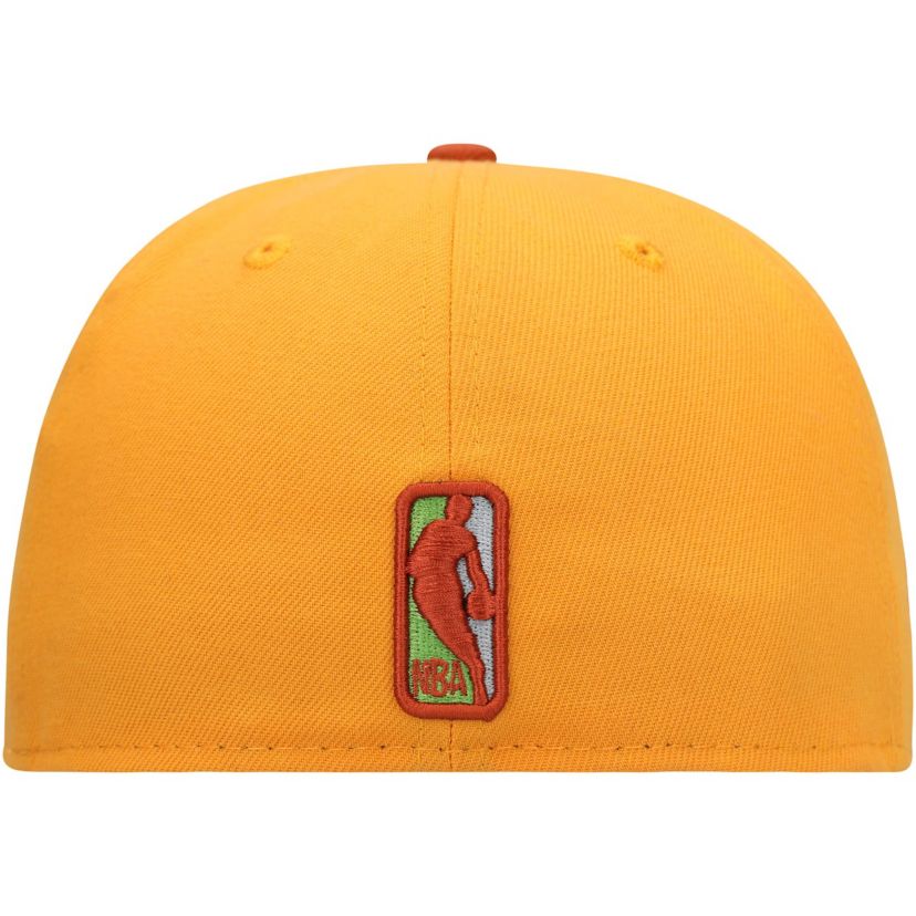 NBA Gold/Rust Philadelphia 76ers 59FIFTY Fitted Hat
