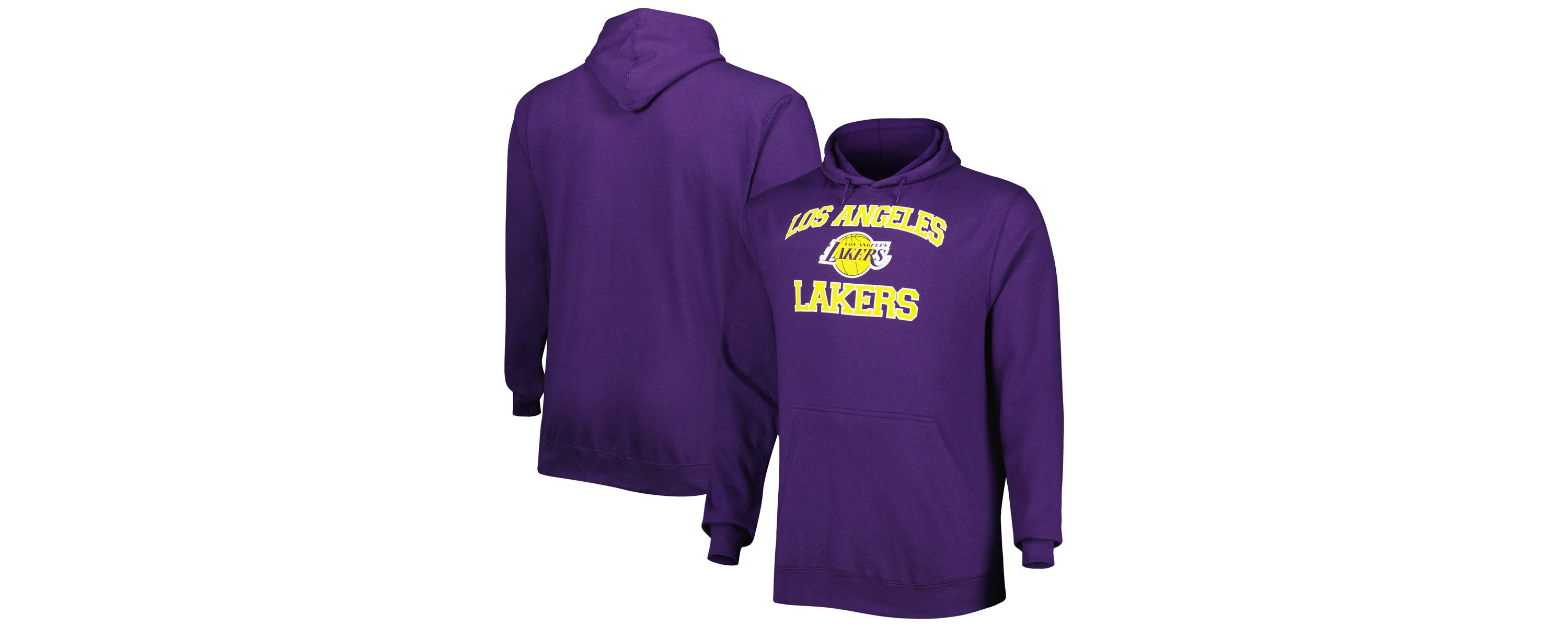 NBA Los Angeles Lakers Big & Tall Heart & Soul Pullover Hoodie