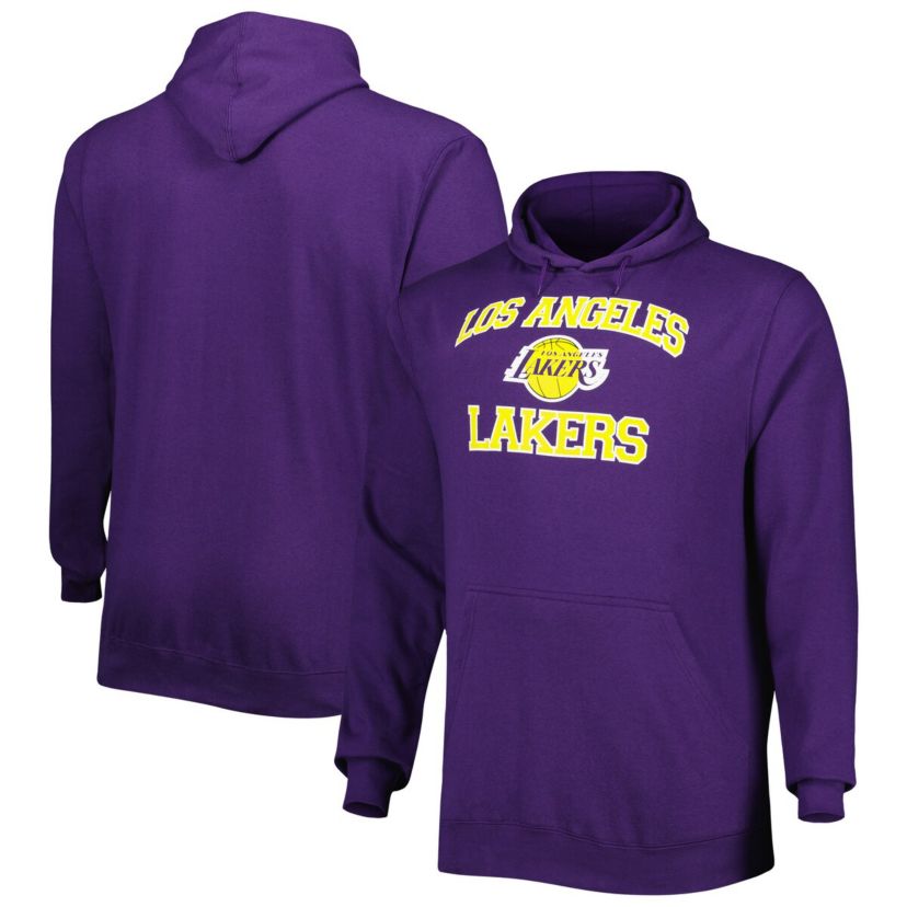 NBA Los Angeles Lakers Big & Tall Heart & Soul Pullover Hoodie