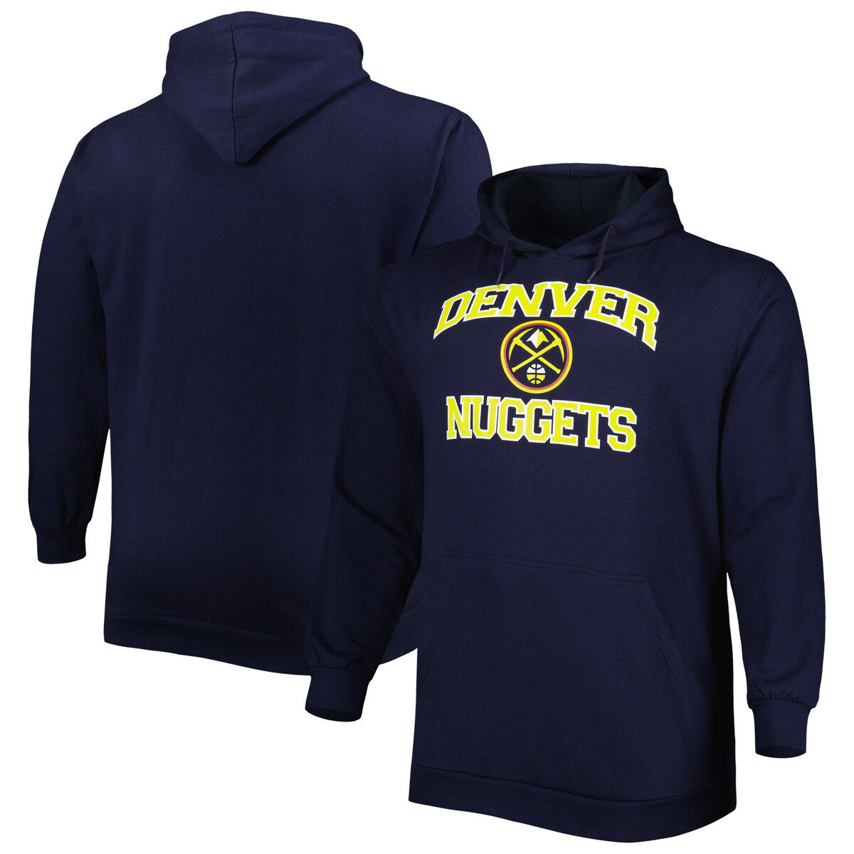 NBA Denver Nuggets Big & Tall Heart & Soul Pullover Hoodie