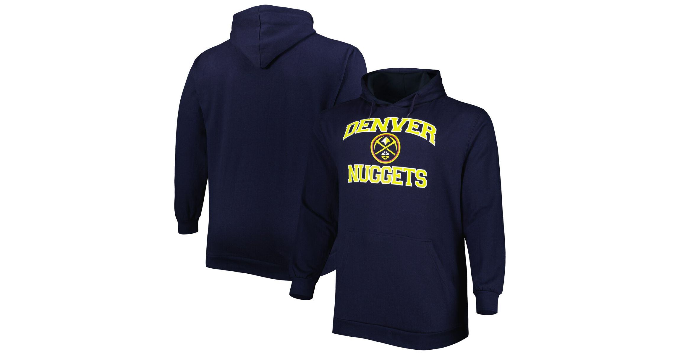 NBA Denver Nuggets Big & Tall Heart & Soul Pullover Hoodie