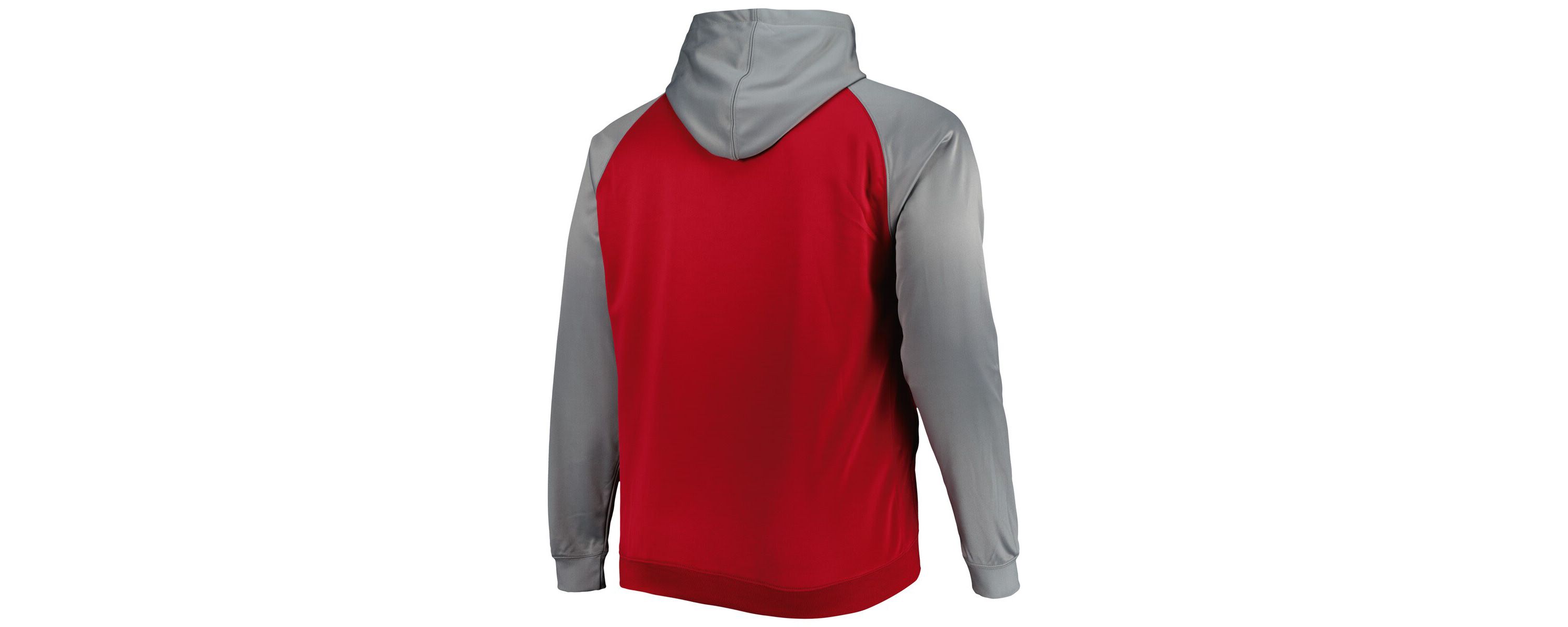 Alabama Crimson Tide NCAA Alabama Tide Big & Tall Raglan Fleece Pullover Hoodie