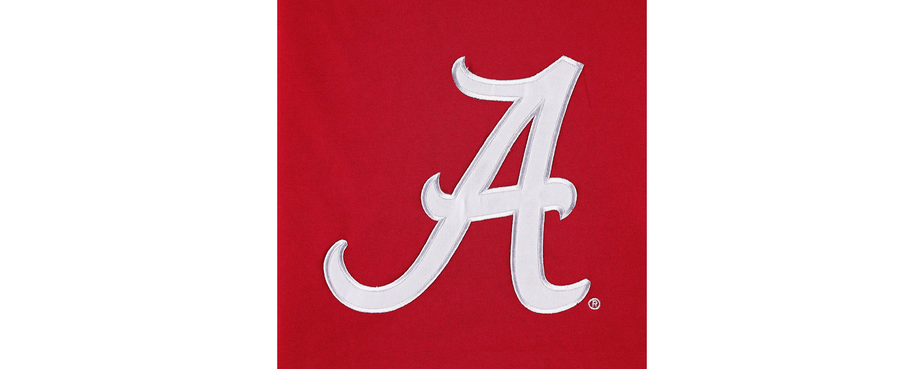 Alabama Crimson Tide NCAA Alabama Tide Big & Tall Raglan Fleece Pullover Hoodie