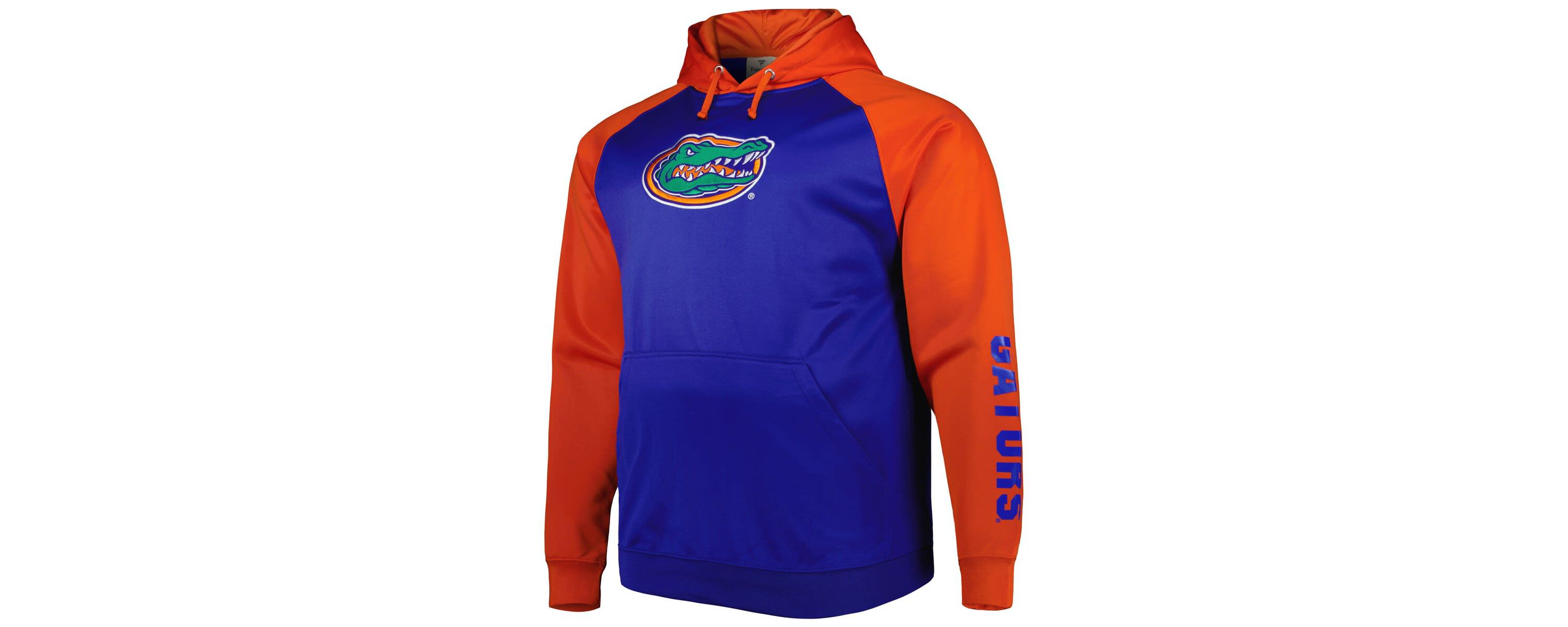 NCAA Florida Gators Big & Tall Raglan Fleece Pullover Hoodie
