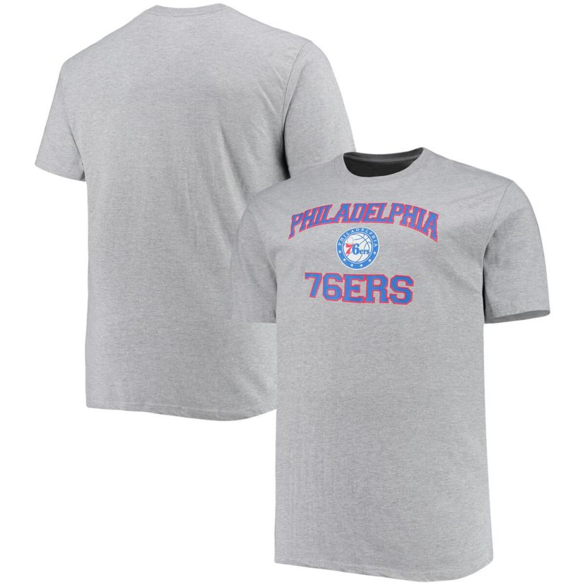 NBA ed Philadelphia 76ers Big & Tall Heart & Soul T-Shirt