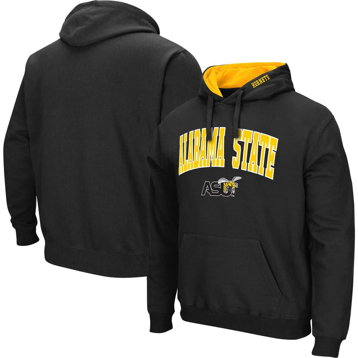 NCAA Alabama State Hornets Arch & Logo 3.0 Pullover Hoodie