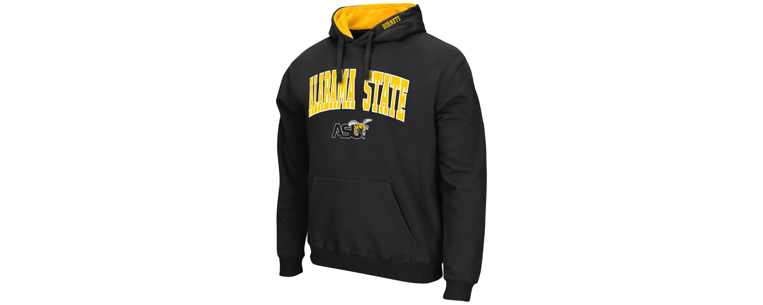 NCAA Alabama State Hornets Arch & Logo 3.0 Pullover Hoodie