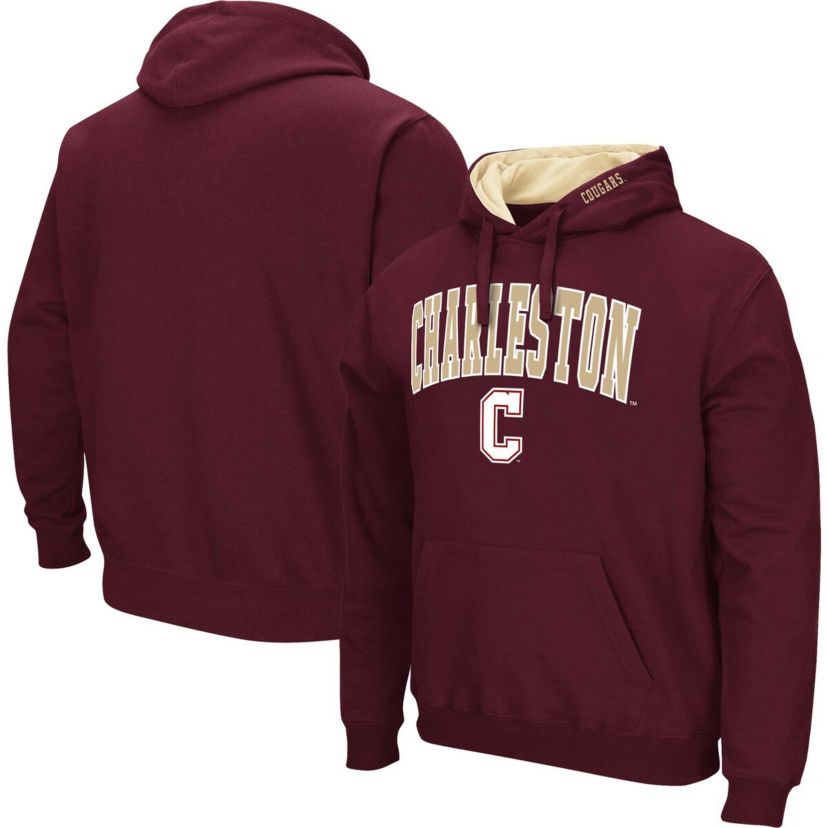 NCAA Charleston Cougars Arch & Logo 3.0 Pullover Hoodie