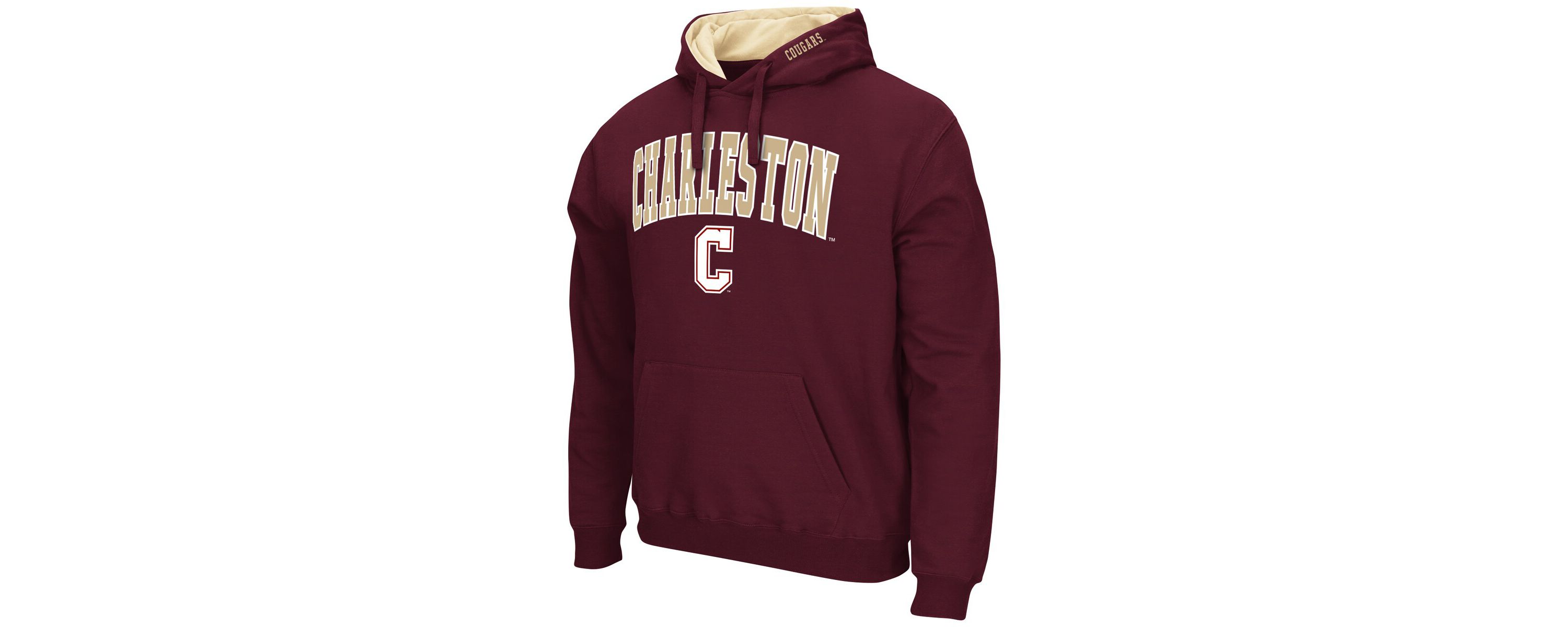 NCAA Charleston Cougars Arch & Logo 3.0 Pullover Hoodie
