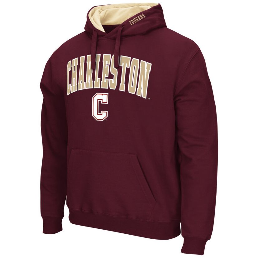 NCAA Charleston Cougars Arch & Logo 3.0 Pullover Hoodie