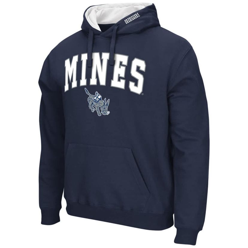 NCAA Colorado School of Mines Orediggers Arch & Logo 3.0 Pullover Hoodie