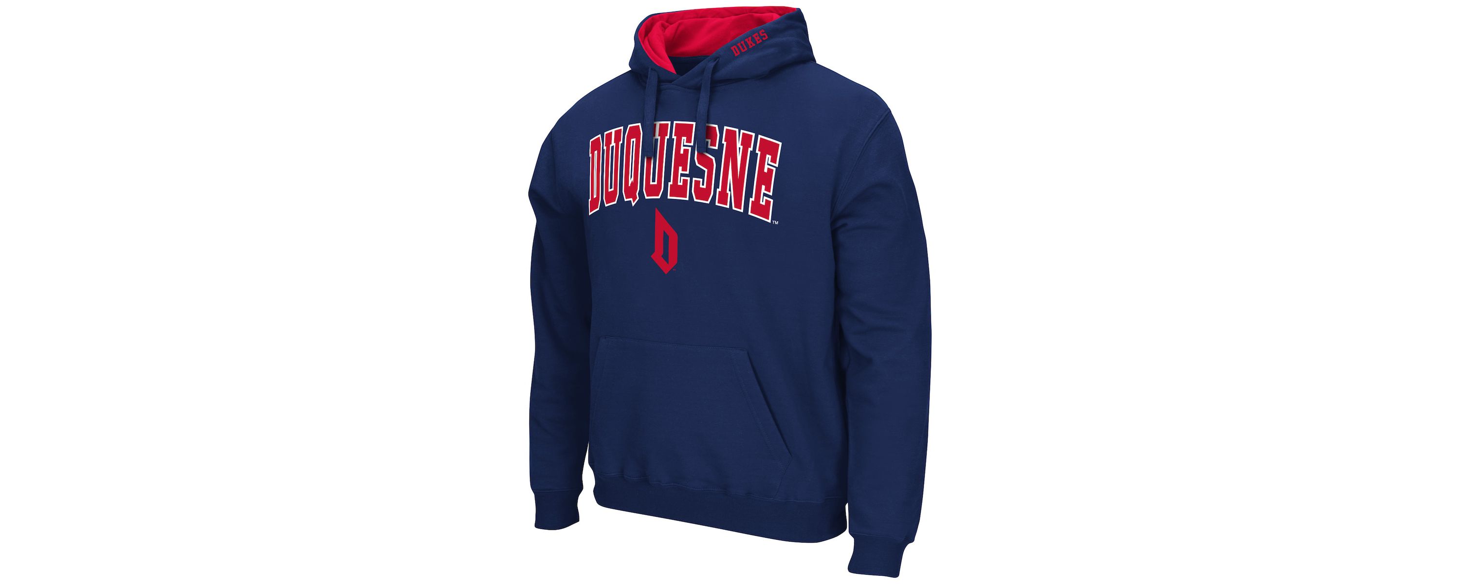 NCAA Duquesne Dukes Arch & Logo 3.0 Pullover Hoodie