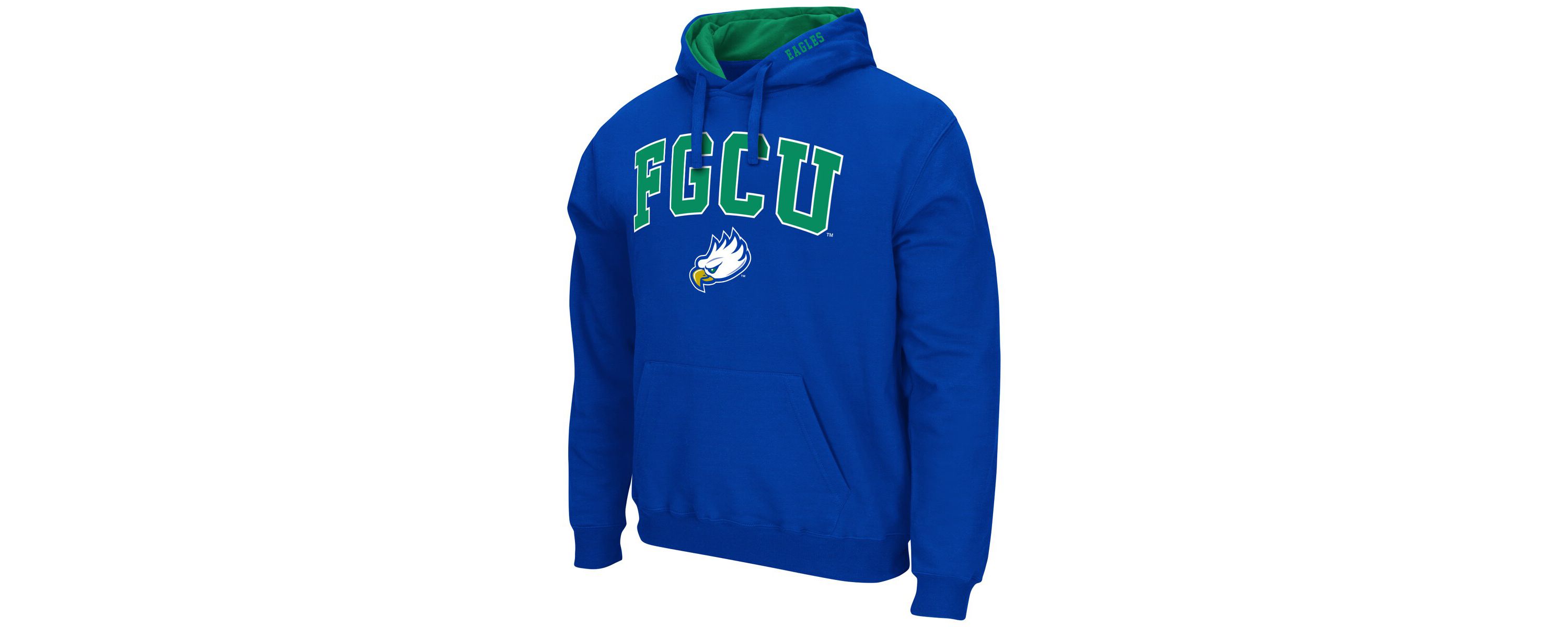 NCAA Florida Gulf Coast Eagles Arch & Logo 3.0 Pullover Hoodie