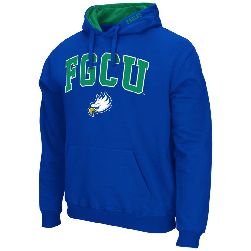 NCAA Florida Gulf Coast Eagles Arch & Logo 3.0 Pullover Hoodie