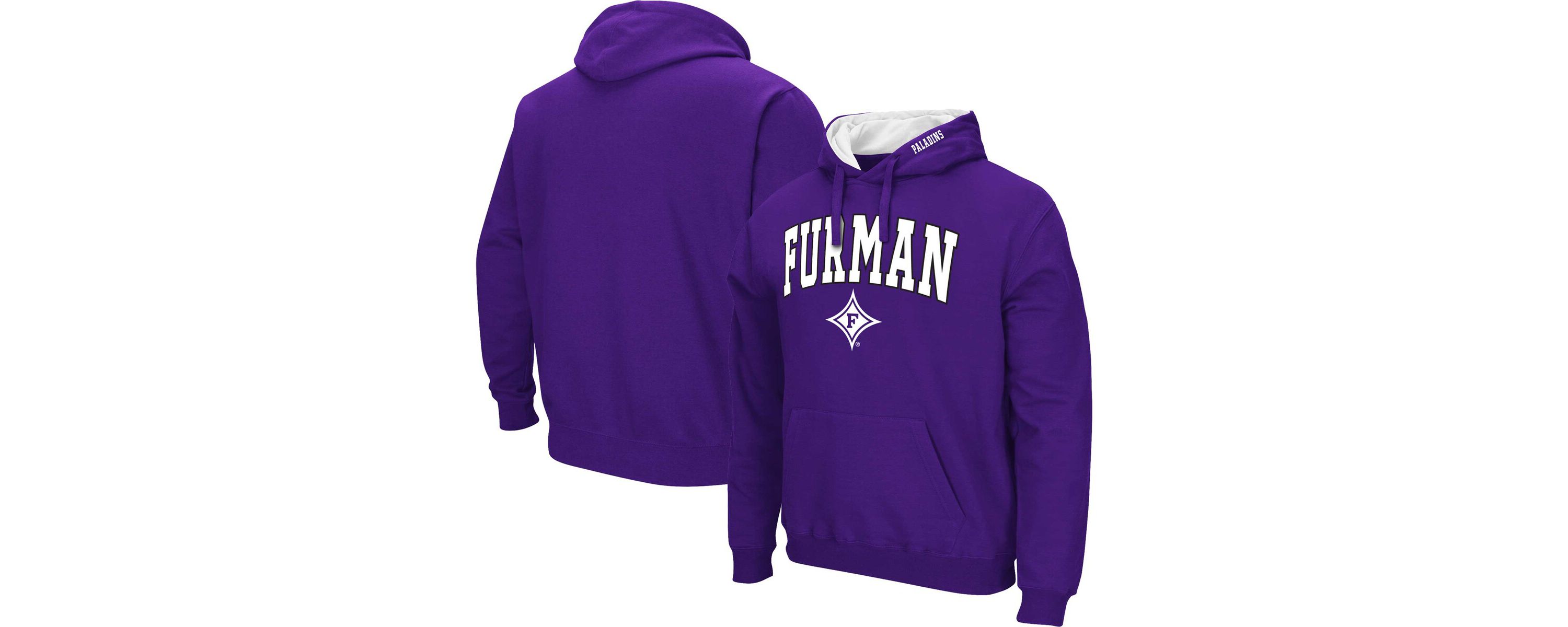 NCAA Furman Paladins Arch & Logo 3.0 Pullover Hoodie