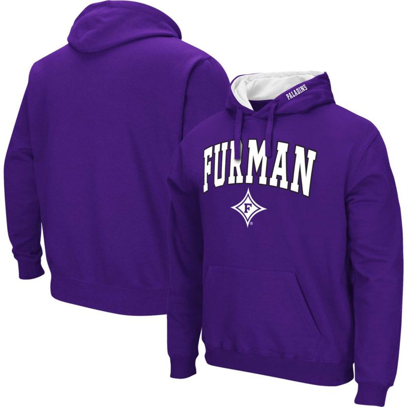 NCAA Furman Paladins Arch & Logo 3.0 Pullover Hoodie